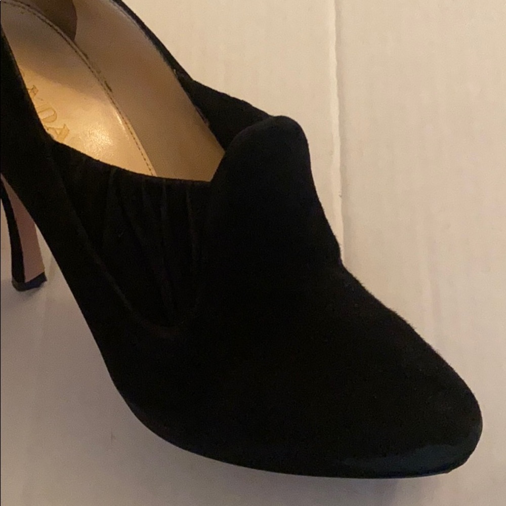 Prada Suede heels size 37 booties